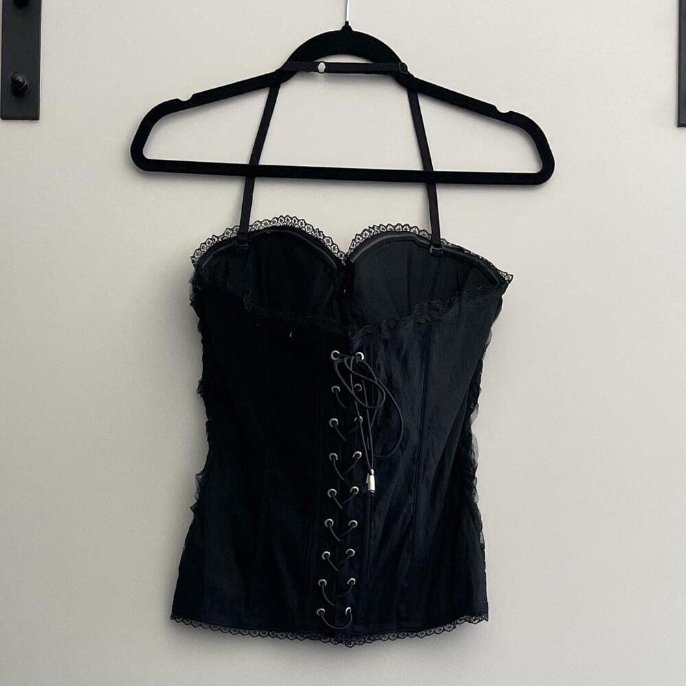 Black Roses Corset - Picture 3 of 4